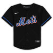 Men's Francisco Lindor New York Mets Toddler Alternate Replica Player Jersey - Black