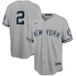 Men's Derek Jeter New York Yankees 2020 Hall of Fame Induction Replica Jersey - Gray