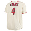 Men's Yadier Molina St. Louis Cardinals Big &amp; Tall Replica Player Jersey - Cream