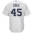 Men's Gerrit Cole New York Yankees Big &amp; Tall Replica Player Jersey - White/Navy