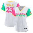 Fernando Tatis Jr. San Diego Padres Women's 2022 City Connect Replica Player Jersey - White