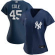 Gerrit Cole New York Yankees Women's Alternate Replica Player Jersey - Navy