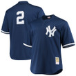 Men's Derek Jeter New York Yankees Mitchell &amp; Ness Big &amp; Tall Batting Practice Replica Player Jersey - Navy