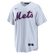 Men's Francisco Lindor New York Mets Home Replica Player Jersey - White