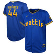 Men's Julio Rodriguez Seattle Mariners Toddler 2023 City Connect Replica Player Jersey - Royal