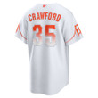 Men's Brandon Crawford San Francisco Giants City Connect Replica Player Jersey - White