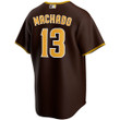 Men's Manny Machado San Diego Padres Alternate Replica Player Jersey - Brown