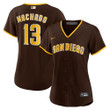 Manny Machado San Diego Padres Women's Road Replica Player Jersey - Brown