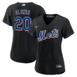 Pete Alonso New York Mets Women's 2022 Alternate Replica Player Jersey - Black