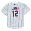 Men's Francisco Lindor New York Mets Toddler Replica Player Jersey - White
