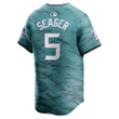 Men's Corey Seager American League 2023 MLB All-Star Game Limited Player Jersey - Teal