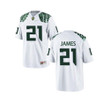 LaMichael James No 21 White Oregon Ducks Football Limited High School Jerseys For Woman