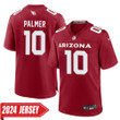 Carson Palmer No 10 Men's Cardinal Arizona Cardinals Player Home Game 2024 Jersey