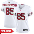 Dominique Rodgers-Crocker No 85 Woman's White Arizona Cardinals 2024 Game Jersey