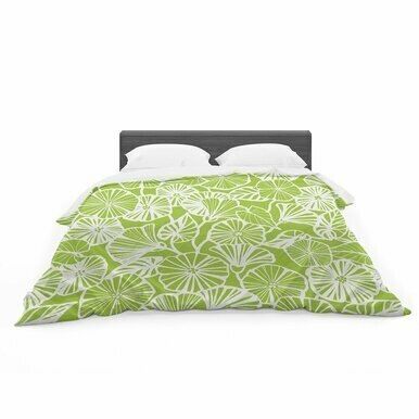 Jacqueline Milton &amp;quot;VinehadowLime&amp;quot; Green Floral Cotton3D Customize Bedding Set Duvet Cover SetBedroom Set Bedlinen , Comforter Set