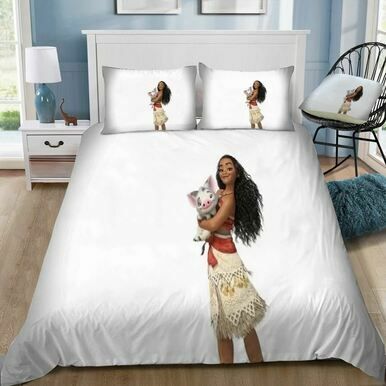 Disney Moana #41 3D Personalized Customized Bedding Sets Duvet Cover Bedroom Sets Bedset Bedlinen , Comforter Set