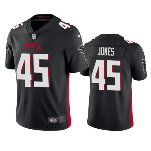 Atlanta Falcons Deion Jones Black 2020 Vapor Limited- Men's Jersey