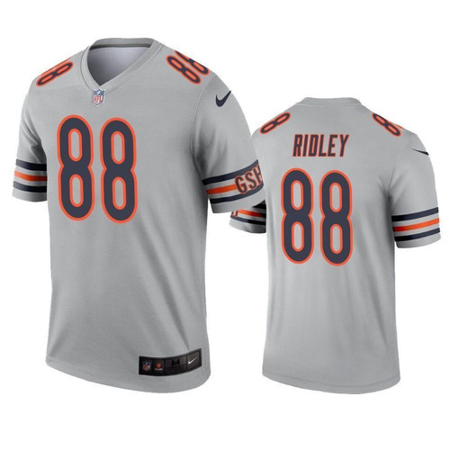 Chicago Bears Riley Ridley Silver Inverted Legend Jersey