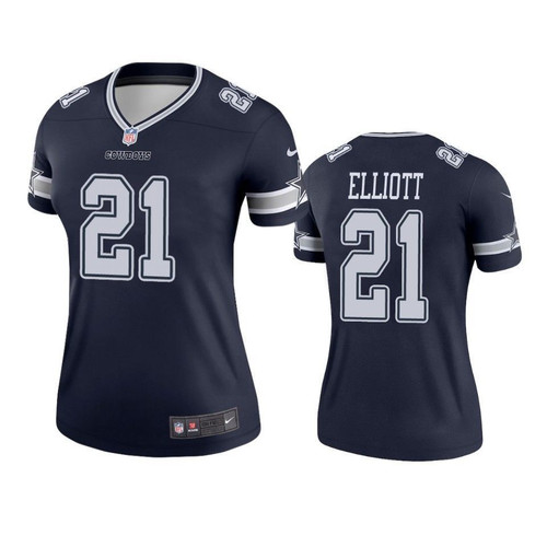 Dallas Cowboys Ezekiel Elliott Navy Legend Jersey