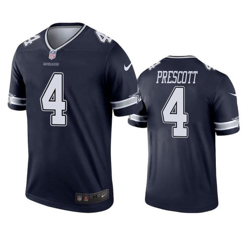 Dallas Cowboys Dak Prescott Navy Legend Jersey