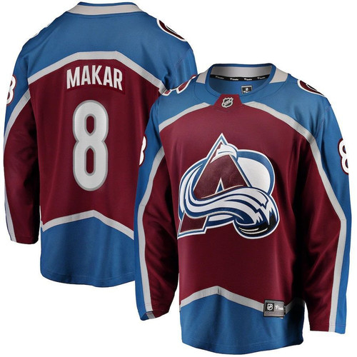 Cale Makar Colorado Avalanche Wairaiders Home Breakaway Player- Maroon Jersey