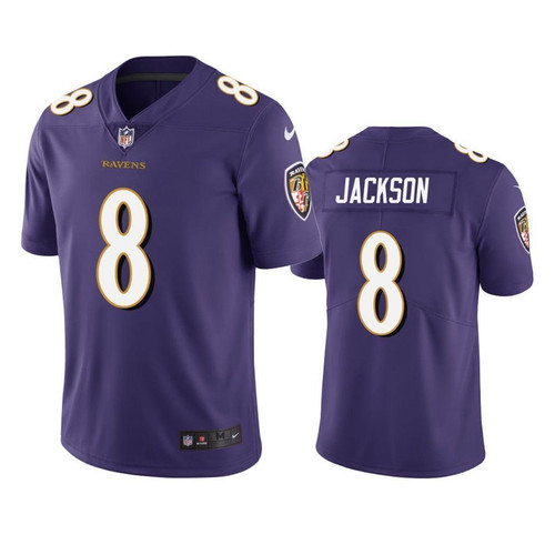 Baltimore Ravens Lamar Jackson Purple Vapor Limited Jersey