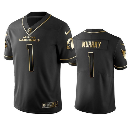 Arizona Cardinals Kyler Murray Black 2019 Vapor Limited Golden Edition Jersey