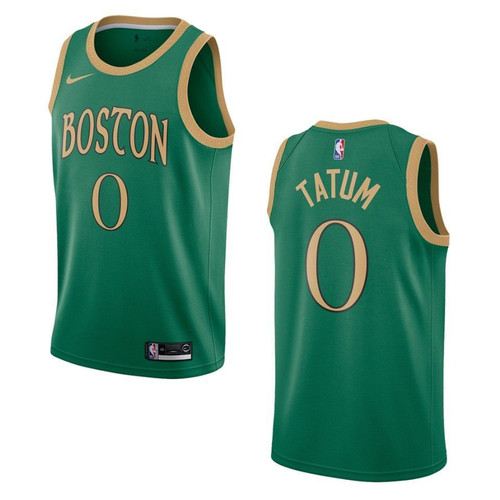 Men's 2019-20 Boston Celtics #0 Jayson Tatum City Swingman Jersey - Kelly Green , Basketball Jersey