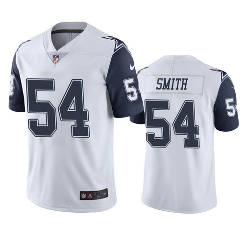 Cowboys Jaylon Smith White Color Rush Limited Jersey