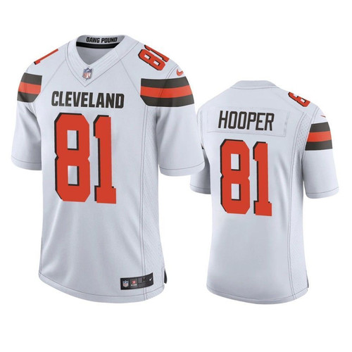 Austin Hooper Cleveland Browns White Vapor Limited Jersey - Youth