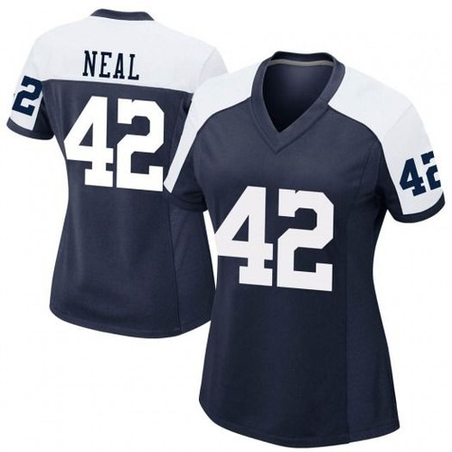 Keanu Neal Dallas Cowboys Game Navy Alternate Jersey - Women's