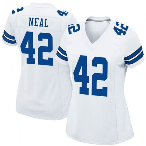 Keanu Neal Dallas Cowboys Game White Jersey - Women's