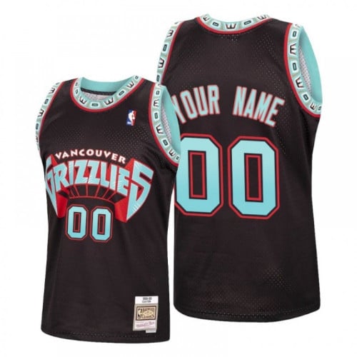 CUSTOM MEMPHIS GRIZZLIES 2020 RELOAD CLASSIC BLACK JERSEY - YOUTH