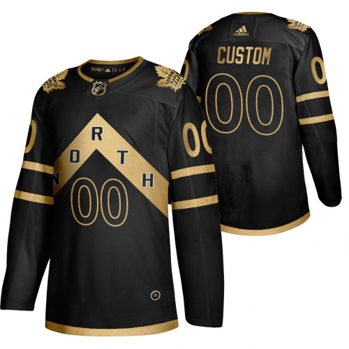 Men's Toronto Maple Leafs Custom 2020 City Edition Black Jersey