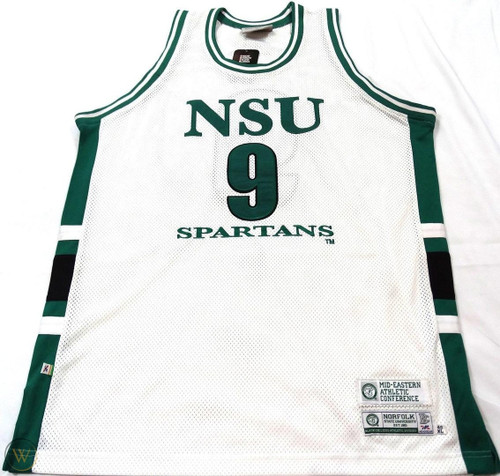 CUSTOM NORFOLK STATE SPARTANS BASKETBALL JERSEY - YOUTH
