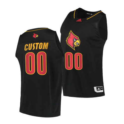 Louisville Cardinals Custom Black 2020-21 Alternate College Basketball Jersey Men