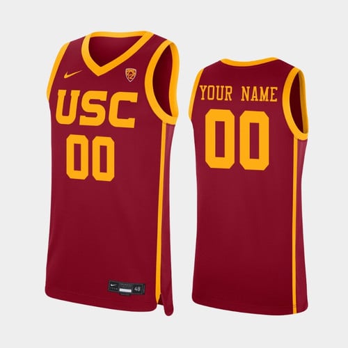 USC Trojans Cardinal 2019-20 Replica Custom Jersey - Men