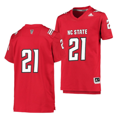 NC State Wolfpack Custom 21 Red College Football Replica Jersey Men