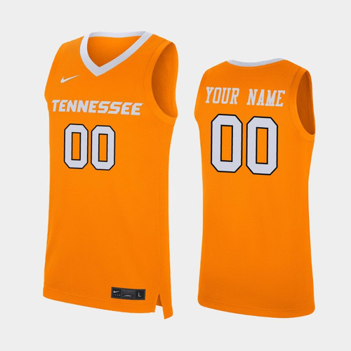 Tennessee Volunteers Custom Orange Replica Men's College Basketball Jersey