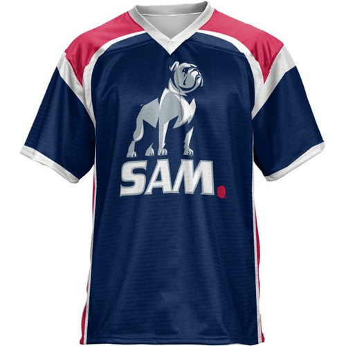 ProSphere Men's Samford Bulldogs University Red Zone Custom Football Fan Jersey