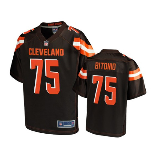 Cleveland Browns Joel Bitonio Brown Pro Line Jersey - Youth
