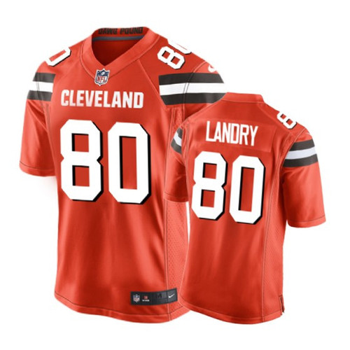 Cleveland Browns #80 Jarvis Landry Orange Game Jersey - Men's