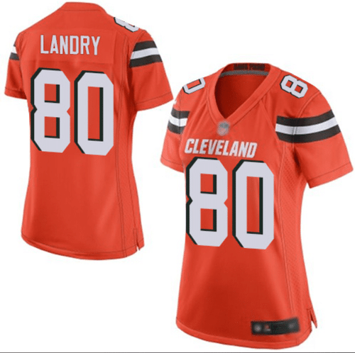 Game Women's Jarvis Landry Orange Alternate Jersey - #80 Football Cleveland Browns
