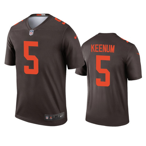 Cleveland Browns Case Keenum Brown Alternate Legend Jersey - Men's