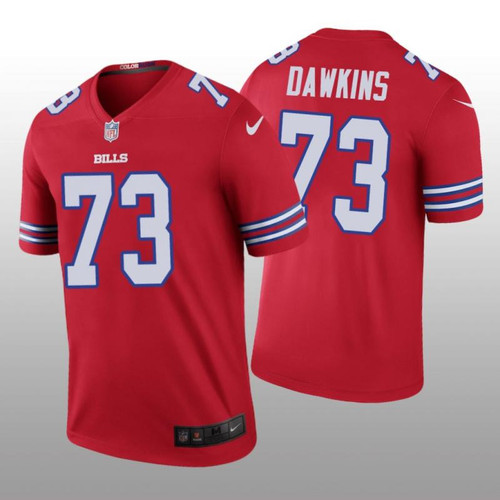 Buffalo Bills #73 Dion Dawkins Red legend color rush Jersey - Youth