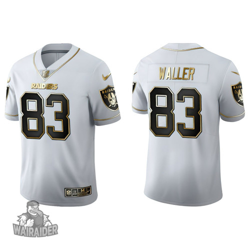 Men's Las Vegas Raiders Darren Waller White Golden Edition Jersey