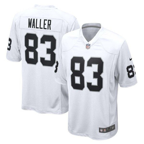 Men's Las Vegas Raiders Darren Waller #83 White Jersey