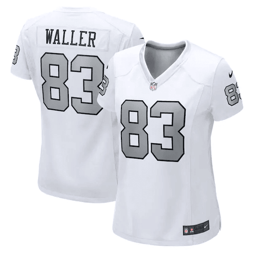 Women's Las Vegas Raiders Darren Waller #83 White Jersey