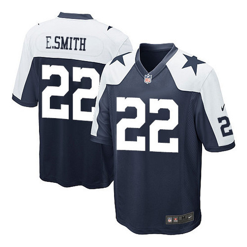 Emmitt Smith Dallas Cowboys Youth Limited Throwback Alternate Jersey - Navy Blue