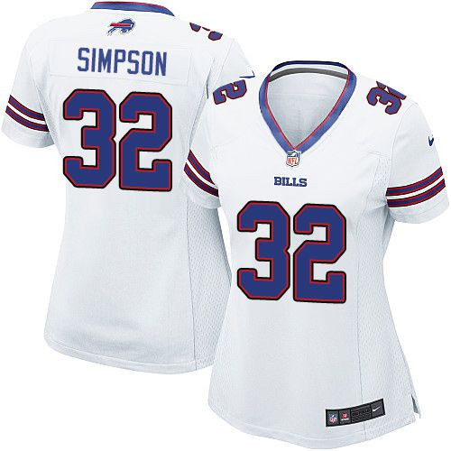 Women's Buffalo Bills O.J. Simpson #32 Stitched NFL Jersey